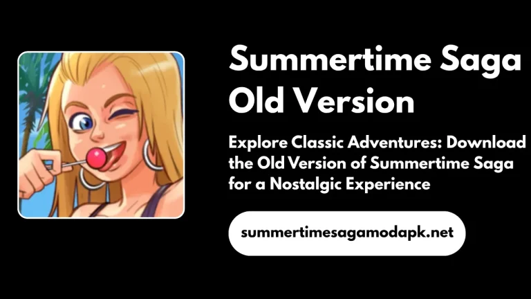 Summertime saga old version