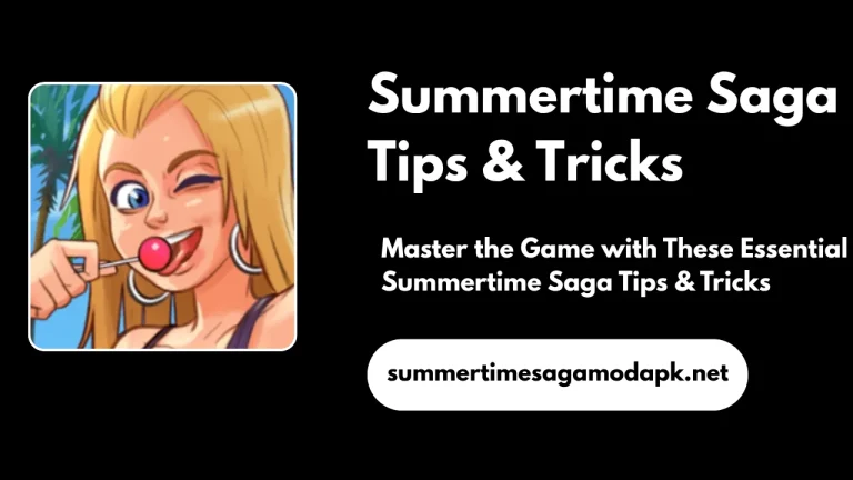 Summertime Saga tips and tricks