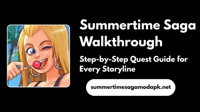 Summertime Saga Walkthrough